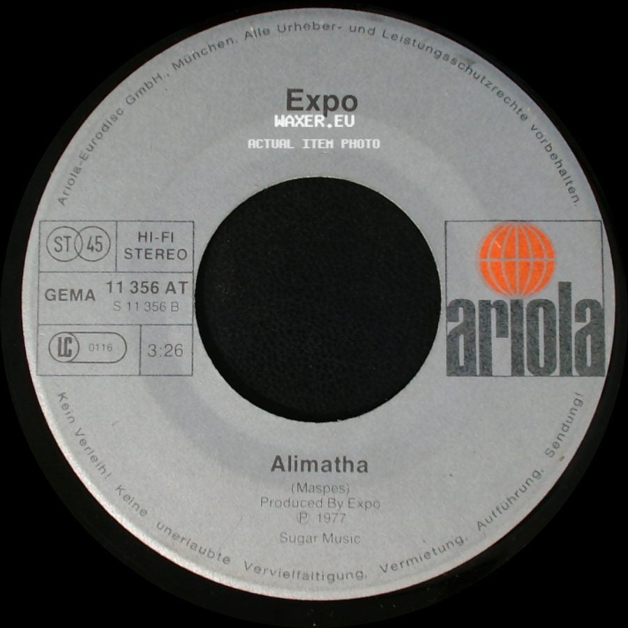 Expo - Walkie Talkie / Alimatha side B