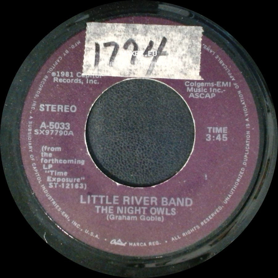 Little River Band - The Night Owls / Suicide Boulevard side A