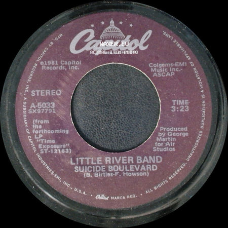 Little River Band - The Night Owls / Suicide Boulevard side B