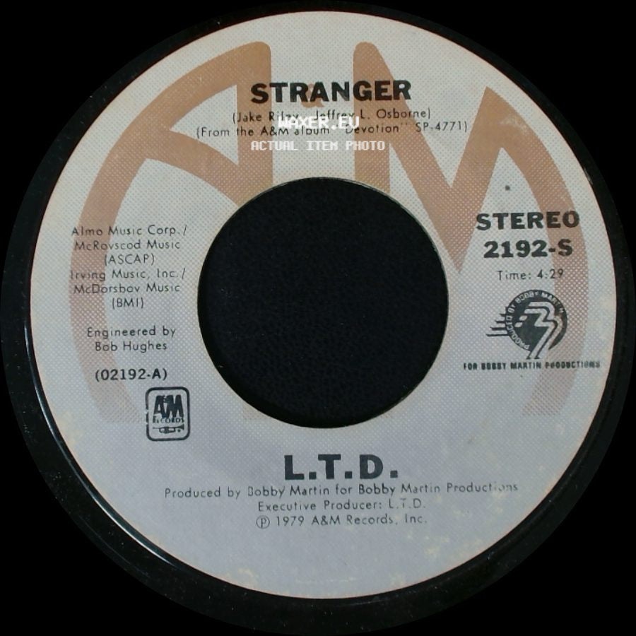 L.T.D. - Stranger / Sometimes side A