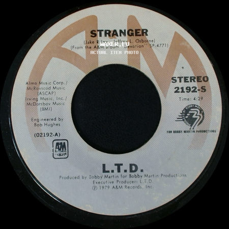 L.T.D. - Stranger / Sometimes side A