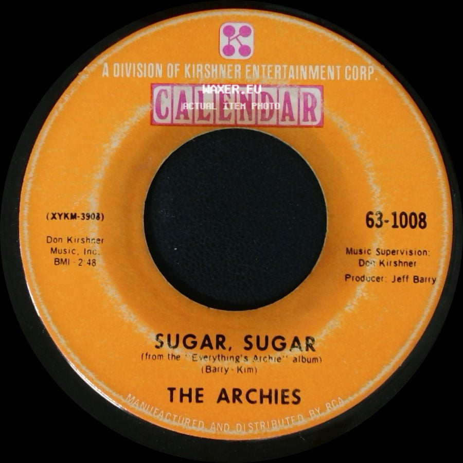 The Archies - Melody Hill / Sugar, Sugar side B