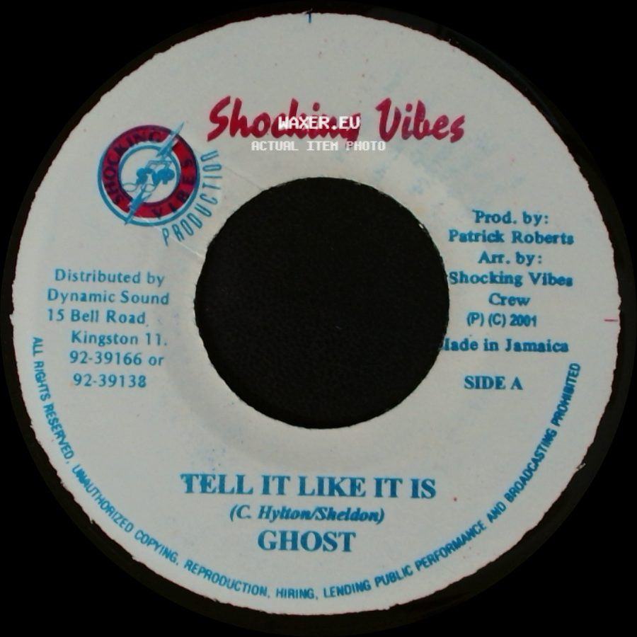 Ghost / Fire House Crew/Paul "Titus" Green - Tell It Like It Is / Version/Togetherness side A
