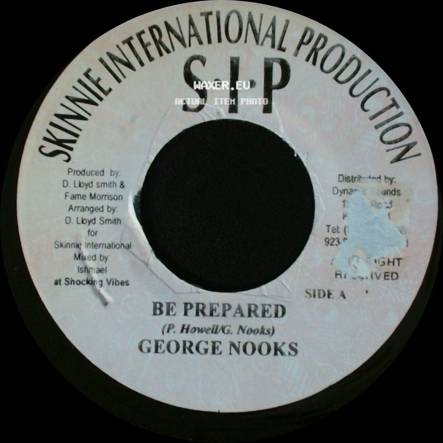 George Nooks - Be Prepared / Unknown Title B side A