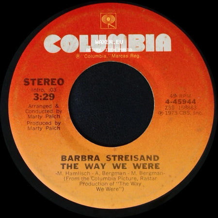 Barbra Streisand - What Are You Doing The Rest Of Your Life? / The Way We Were side B