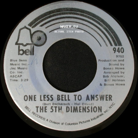 The 5Th Dimension - Feelin' Alright? / One Less Bell To Answer side B
