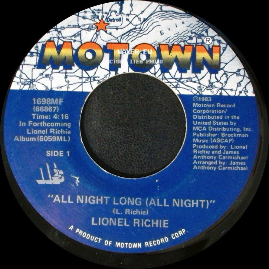 Lionel Richie - All Night Long (All Night) / Wandering Stranger side A