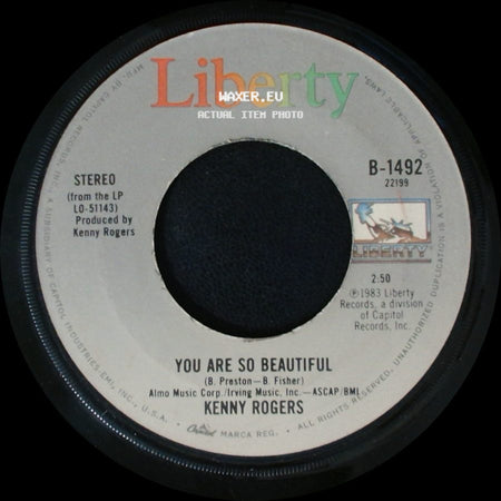 Kenny Rogers / Kenny Rogers And Sheena Easton - You Are So Beautiful / We've Got Tonight side A