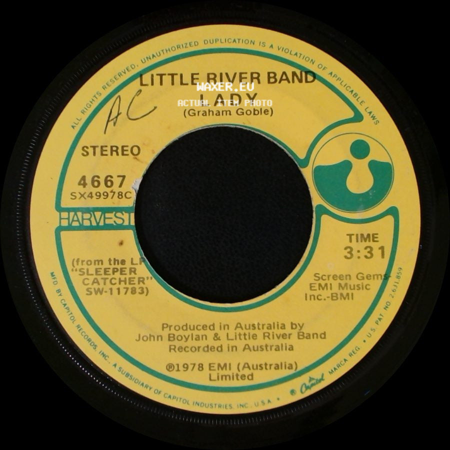 Little River Band - Take Me Home / Lady side B