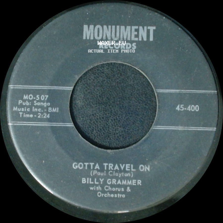Billy Grammer - Gotta Travel On / Chasing A Dream side A