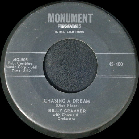 Billy Grammer - Gotta Travel On / Chasing A Dream side B