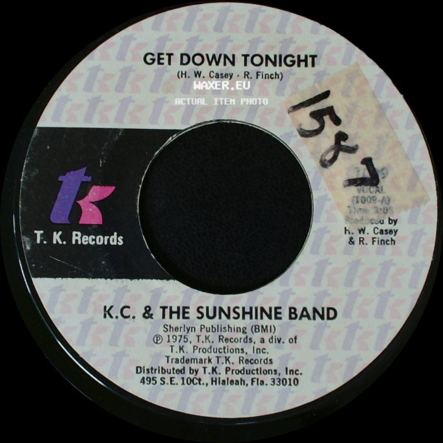 K.C. & The Sunshine Band - You Don't Know / Get Down Tonight side B