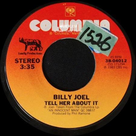 Billy Joel - Easy Money / Tell Her About It side B