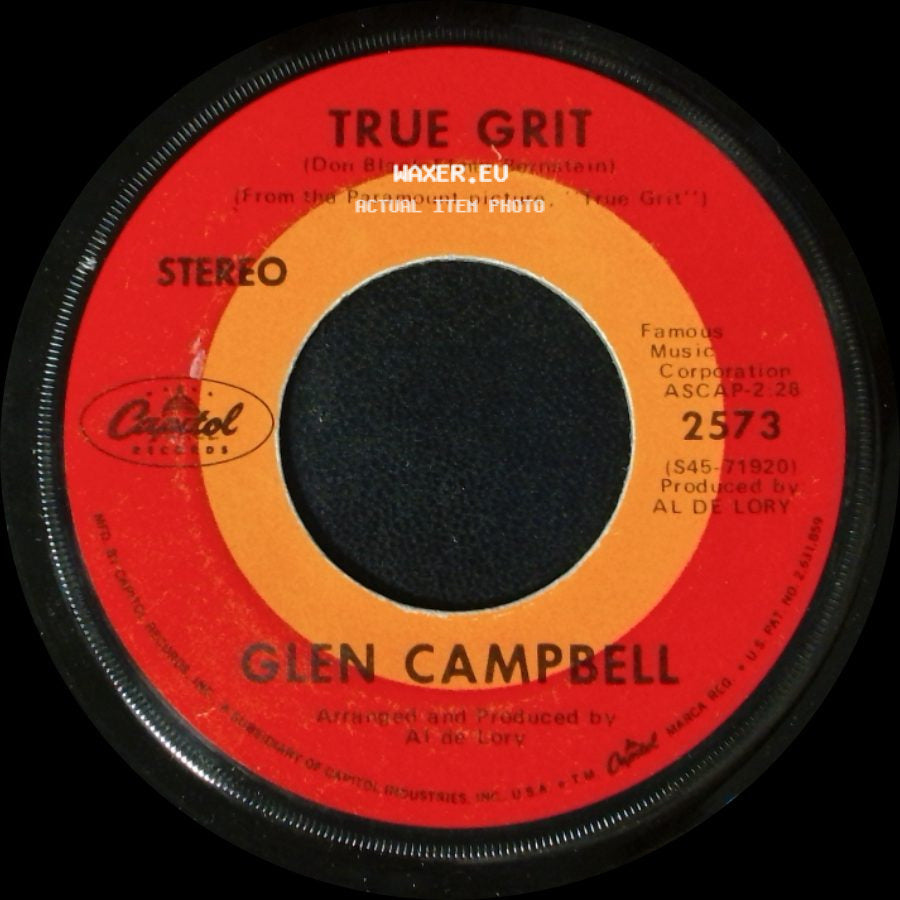 Glen Campbell - True Grit / Hava Nagila side A