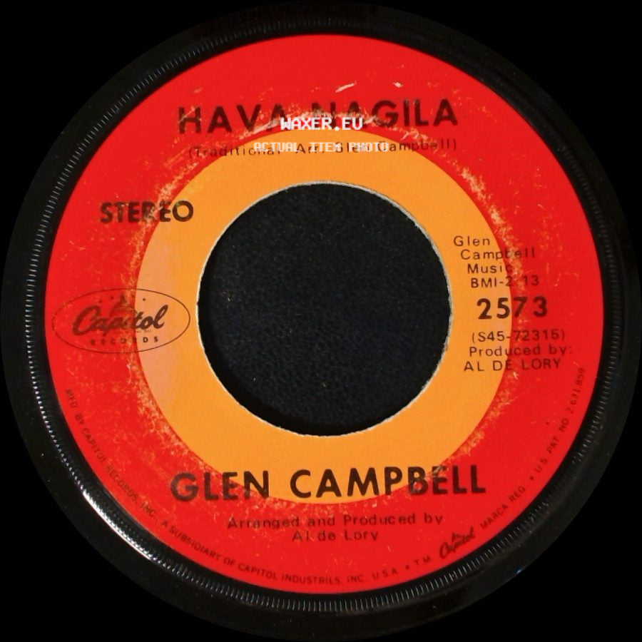 Glen Campbell - True Grit / Hava Nagila side B