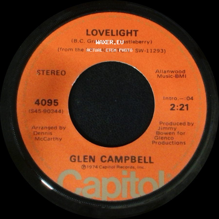 Glen Campbell - Lovelight / Rhinestone Cowboy side A