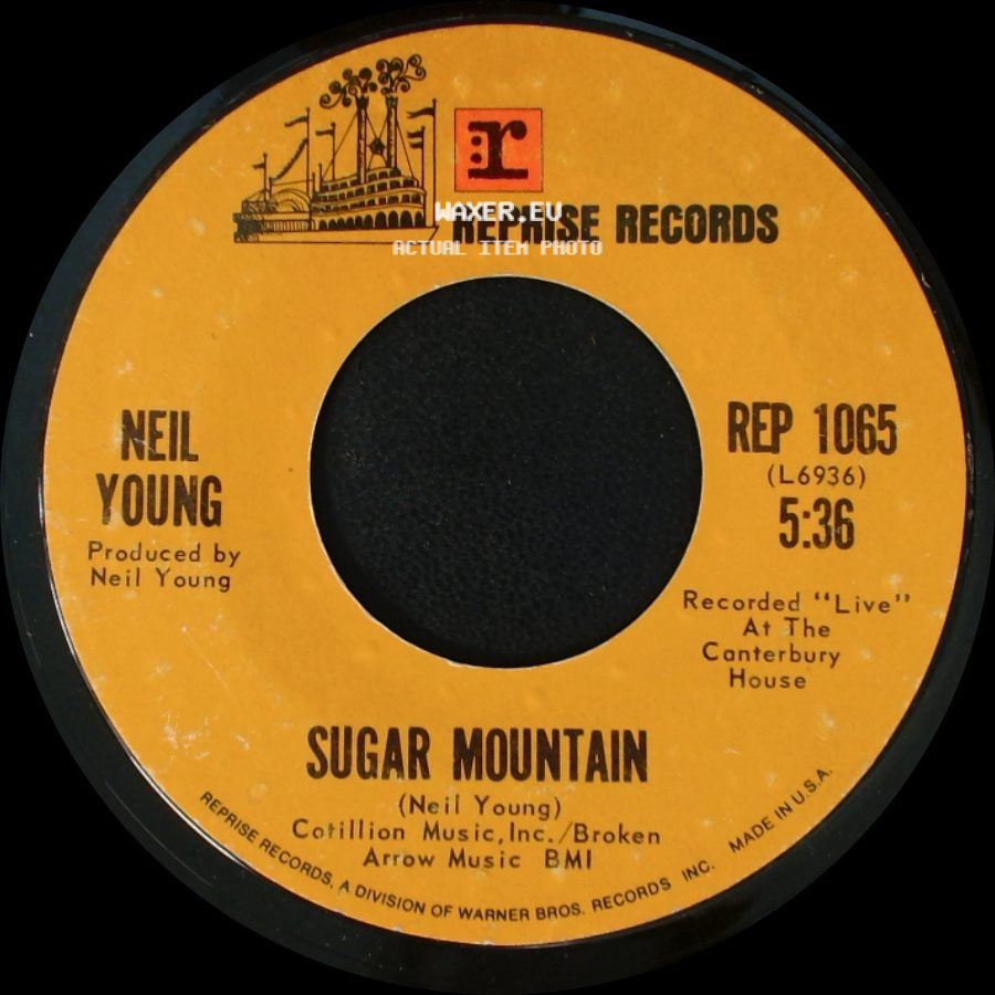 Neil Young - Heart Of Gold / Sugar Mountain side B