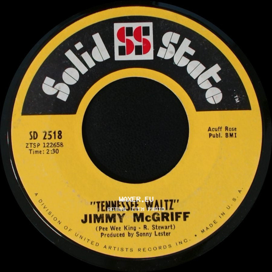 Jimmy Mcgriff - Tennessee Waltz / The Swingin' Shepherd Blues side A