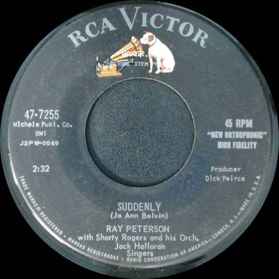 Ray Peterson - Suddenly / Tail Light side A