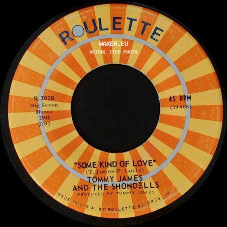 Tommy James And The Shondells - Some Kind Of Love / Crimson And Clover side A