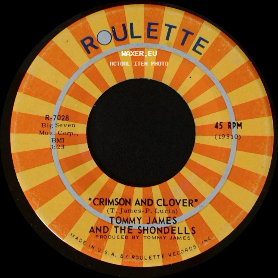 Tommy James And The Shondells - Some Kind Of Love / Crimson And Clover side B