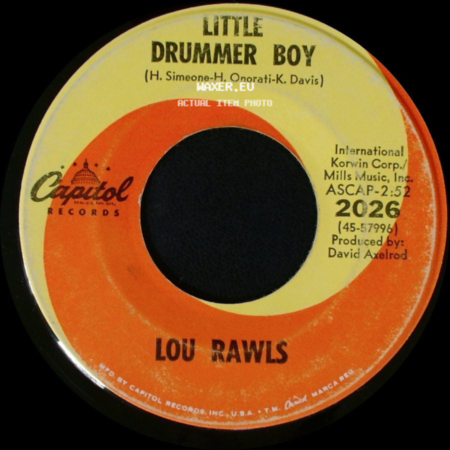 Lou Rawls - Little Drummer Boy / A Child With A Toy side A
