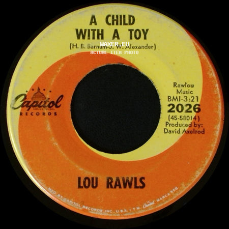 Lou Rawls - Little Drummer Boy / A Child With A Toy side B