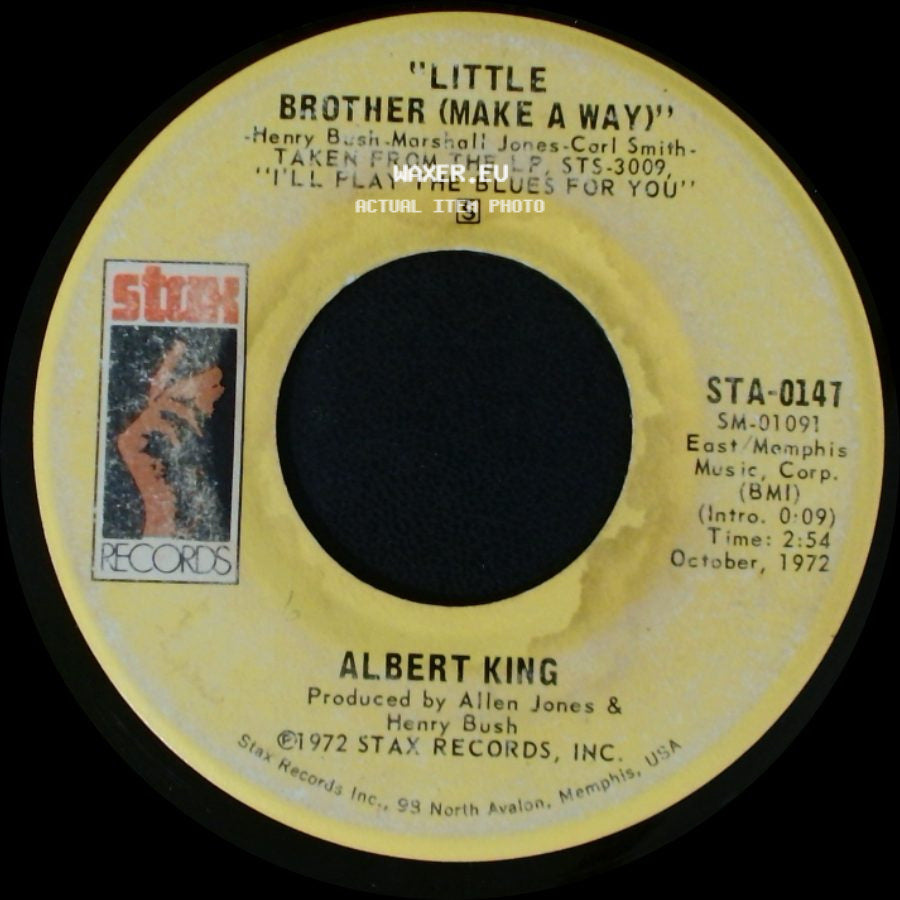 Albert King - Little Brother (Make A Way) / Breaking Up Somebody's Home side A