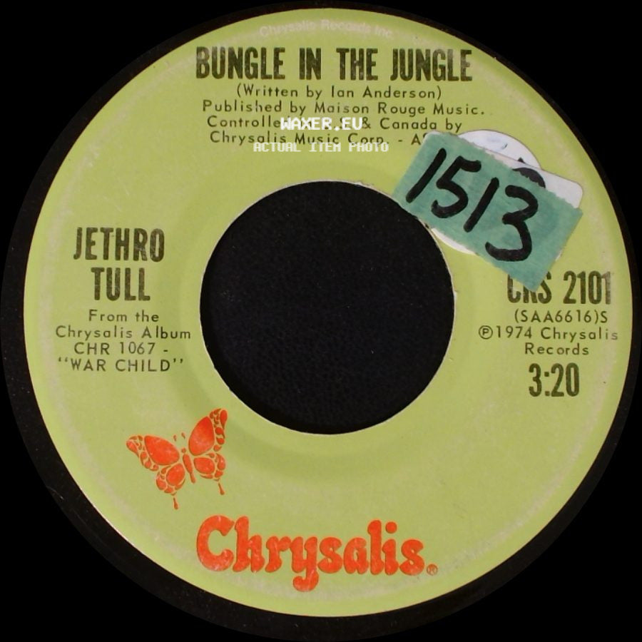 Jethro Tull - Back-Door Angels / Bungle In The Jungle side B