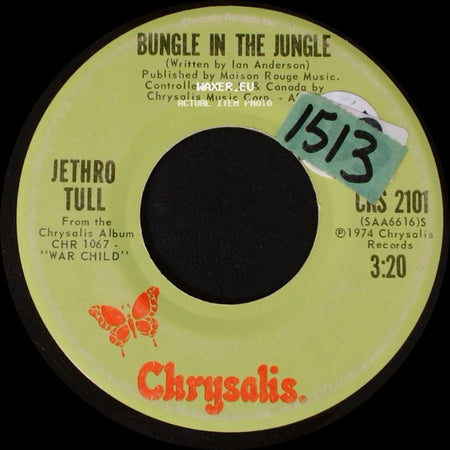 Jethro Tull - Back-Door Angels / Bungle In The Jungle side B