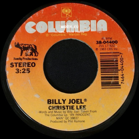 Billy Joel - Christie Lee / The Longest Time side A