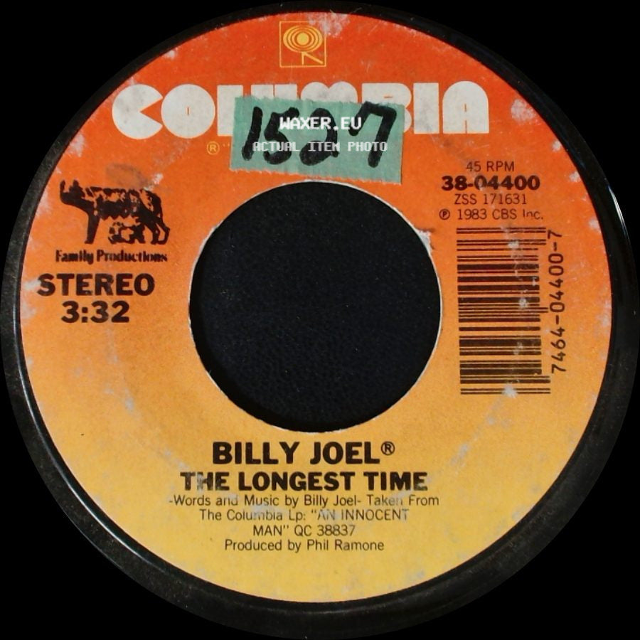 Billy Joel - Christie Lee / The Longest Time side B