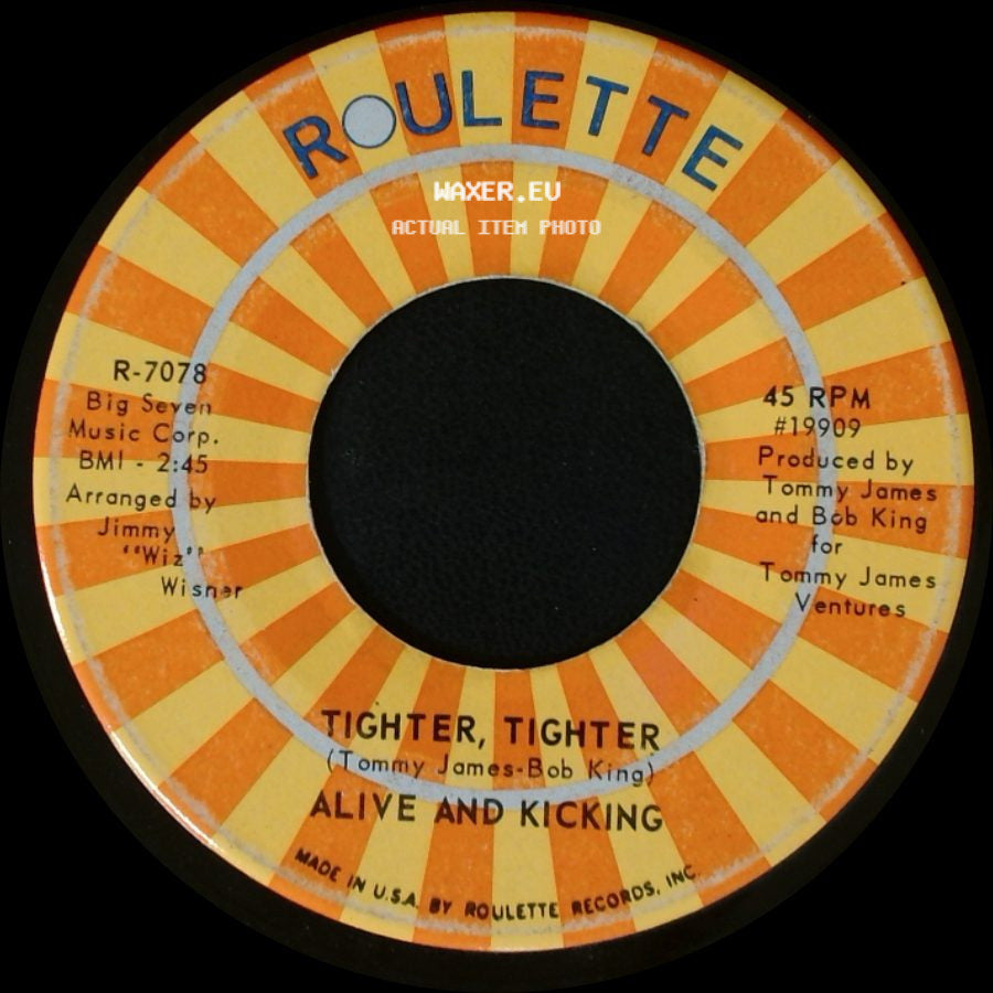 Alive And Kicking - Tighter, Tighter / Sunday Morning side A