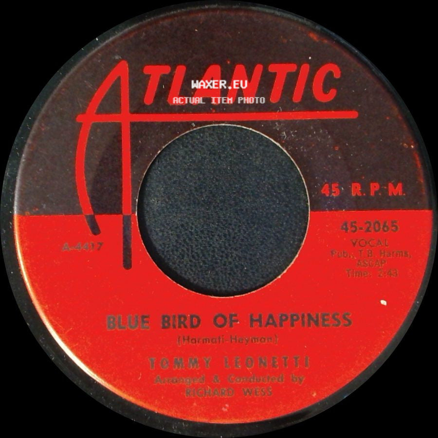 Tommy Leonetti - Blue Bird Of Happiness / Without Love side A