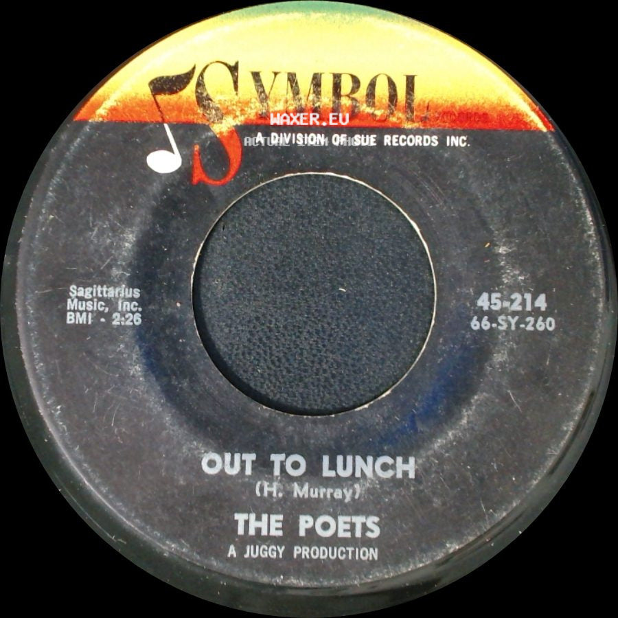 The Poets - Out To Lunch / She Blew A Good Thing side A