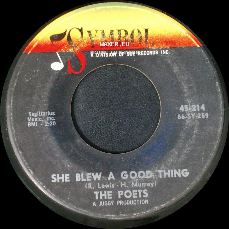 The Poets - Out To Lunch / She Blew A Good Thing side B