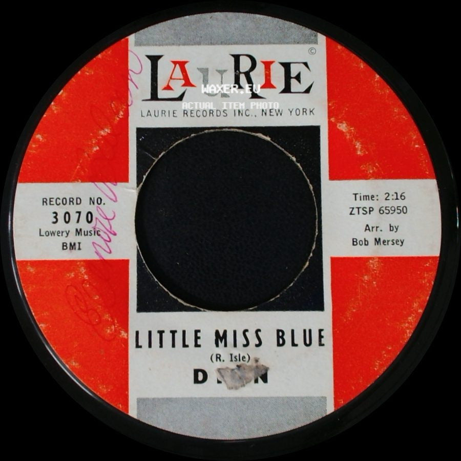 Dion - Lonely Teenager / Little Miss Blue side B