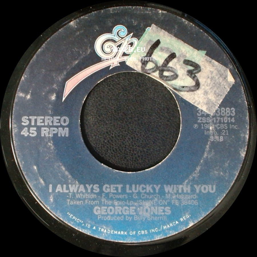 George Jones - I'd Rather Have What We Had / I Always Get Lucky With You side B