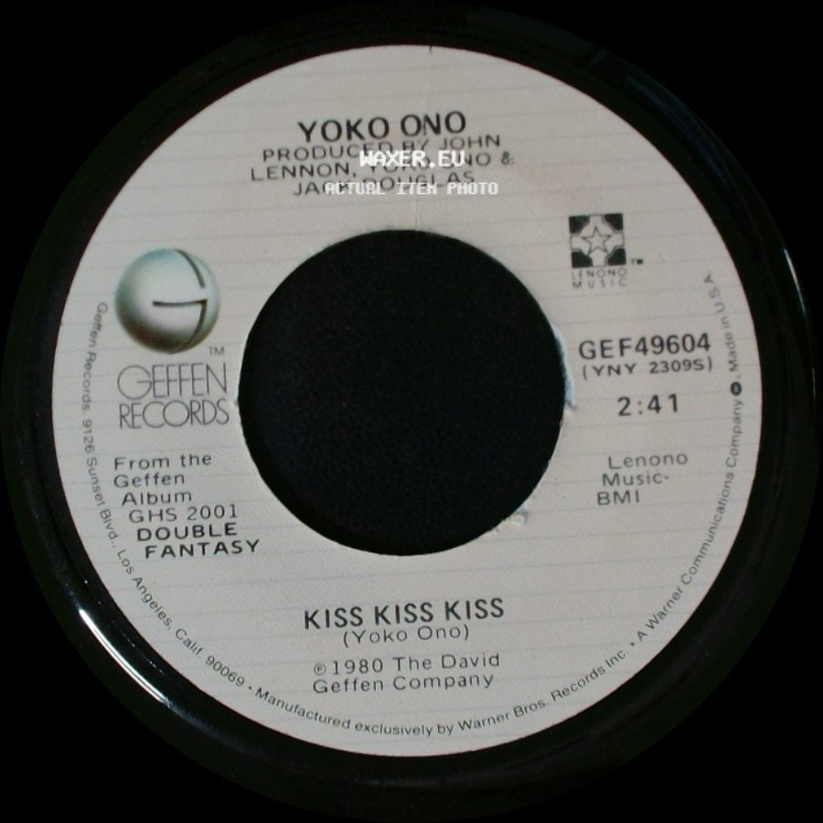 John Lennon / Yoko Ono - (Just Like) Starting Over / Kiss Kiss Kiss side B