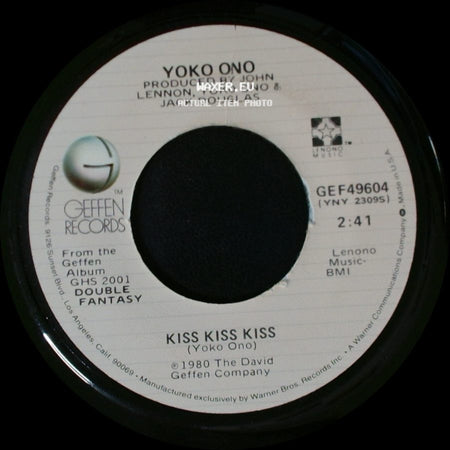 John Lennon / Yoko Ono - (Just Like) Starting Over / Kiss Kiss Kiss side B
