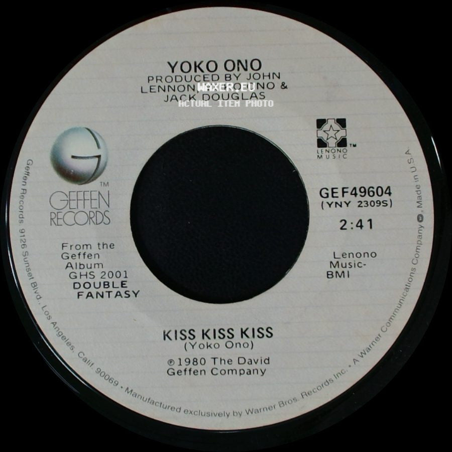 Yoko Ono / John Lennon - Kiss Kiss Kiss / (Just Like) Starting Over side A