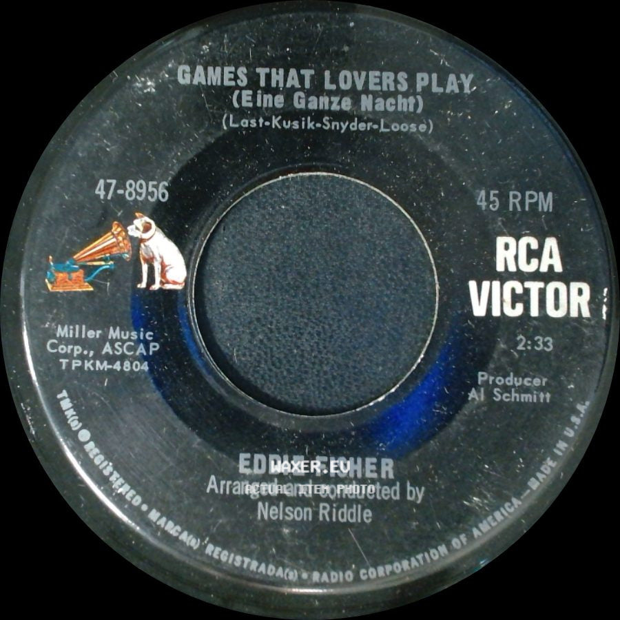 Eddie Fisher - Games That Lovers Play (Eine Ganze Nacht) / Mame side A