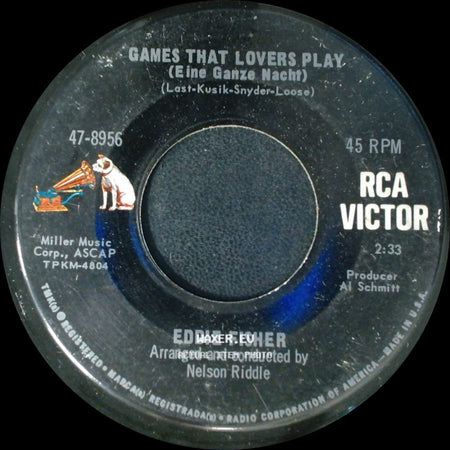 Eddie Fisher - Games That Lovers Play (Eine Ganze Nacht) / Mame side A