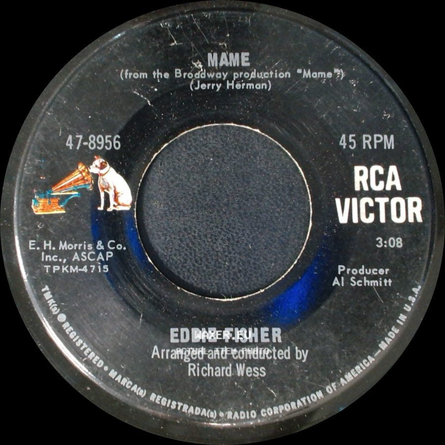 Eddie Fisher - Games That Lovers Play (Eine Ganze Nacht) / Mame side B