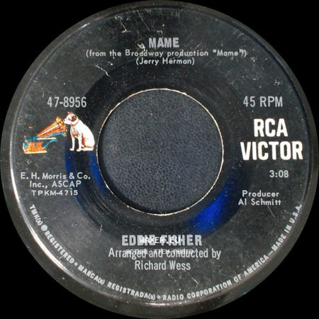Eddie Fisher - Games That Lovers Play (Eine Ganze Nacht) / Mame side B
