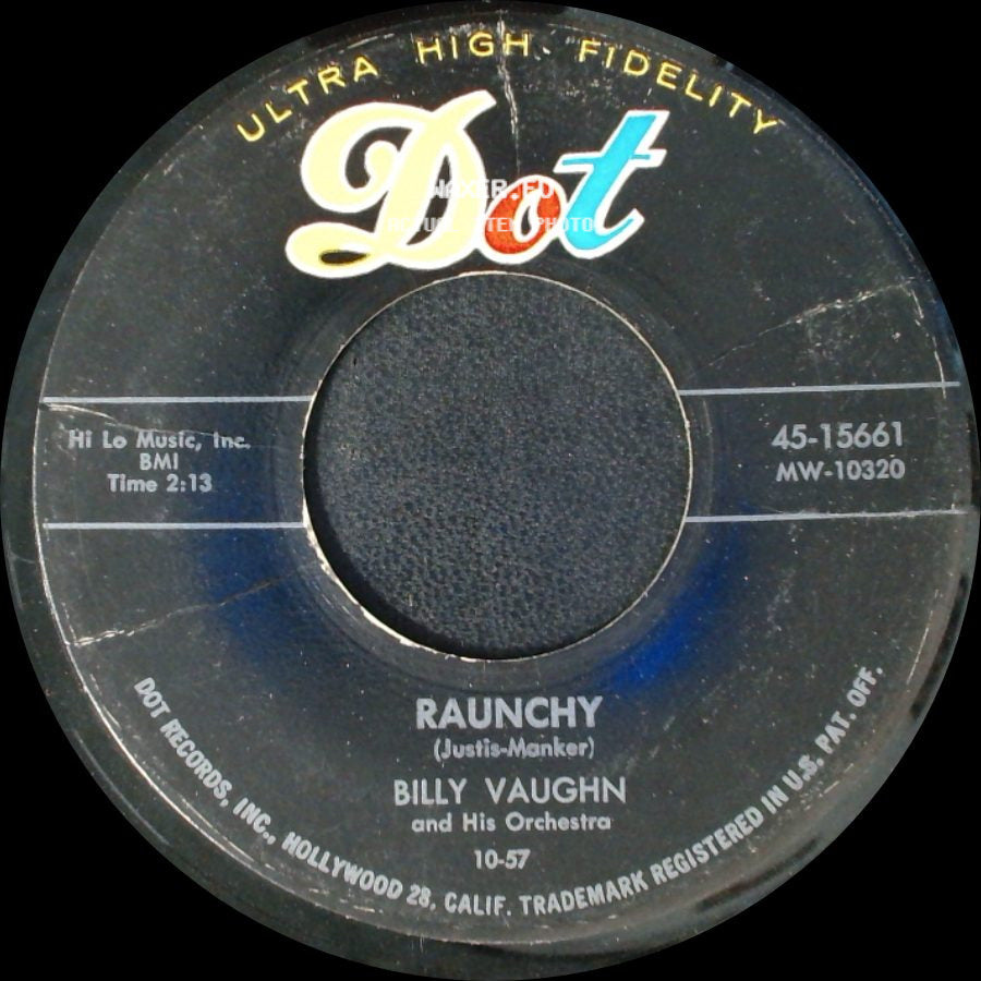 Billy Vaughn And His Orchestra - Sail Along Silvery Moon / Raunchy side B