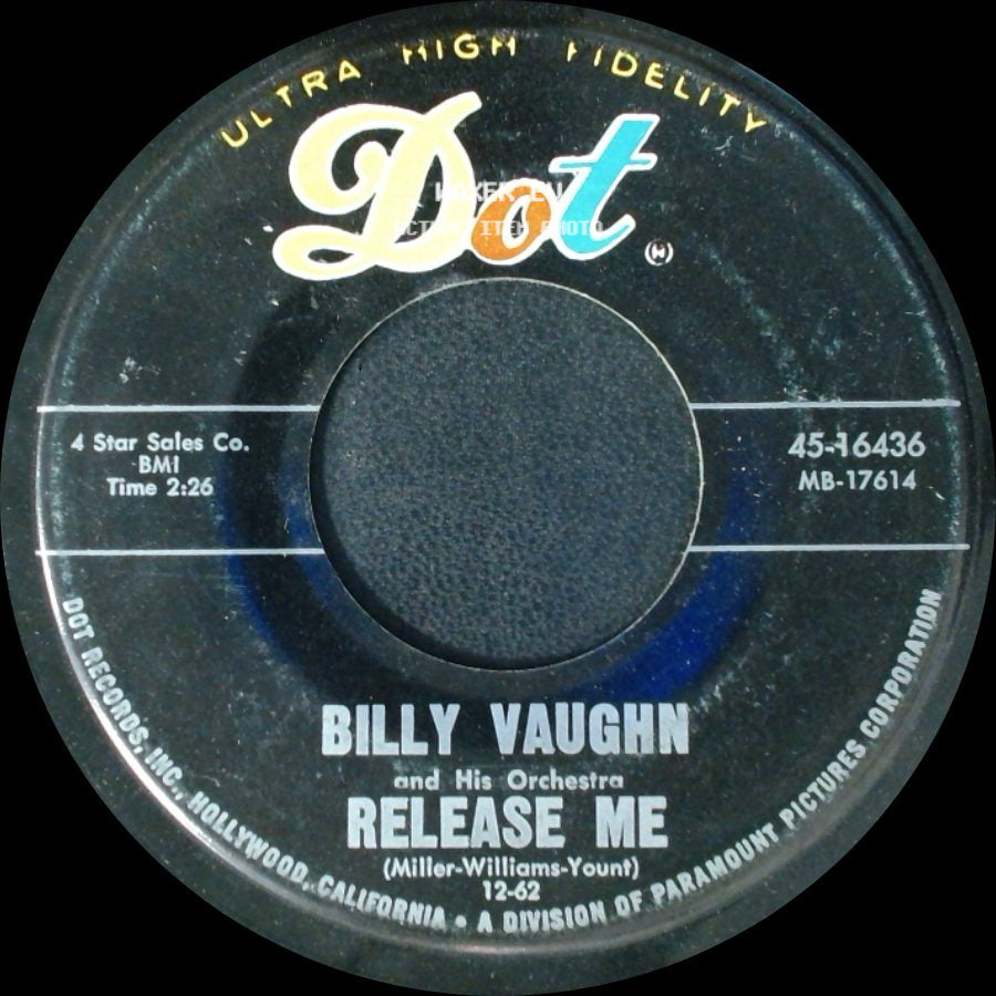 Billy Vaughn And His Orchestra - Release Me / Meditation side A