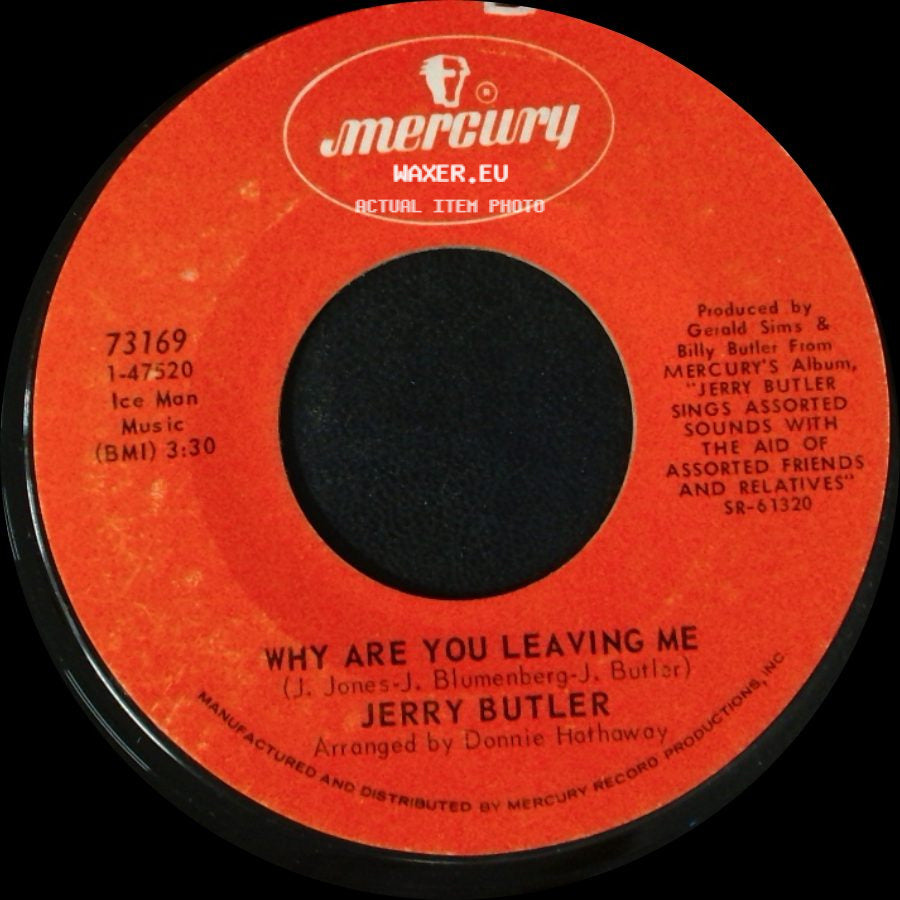 Jerry Butler - Why Are You Leaving Me / If It's Real What I Feel side A
