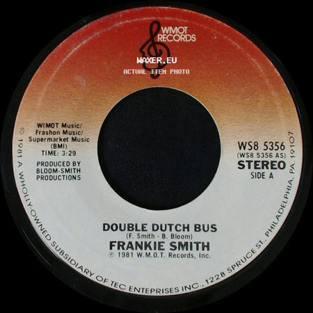 Frankie Smith - Double Dutch Bus / Double Dutch side A