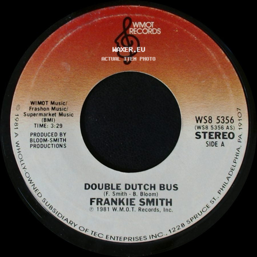 Frankie Smith - Double Dutch Bus / Double Dutch side A